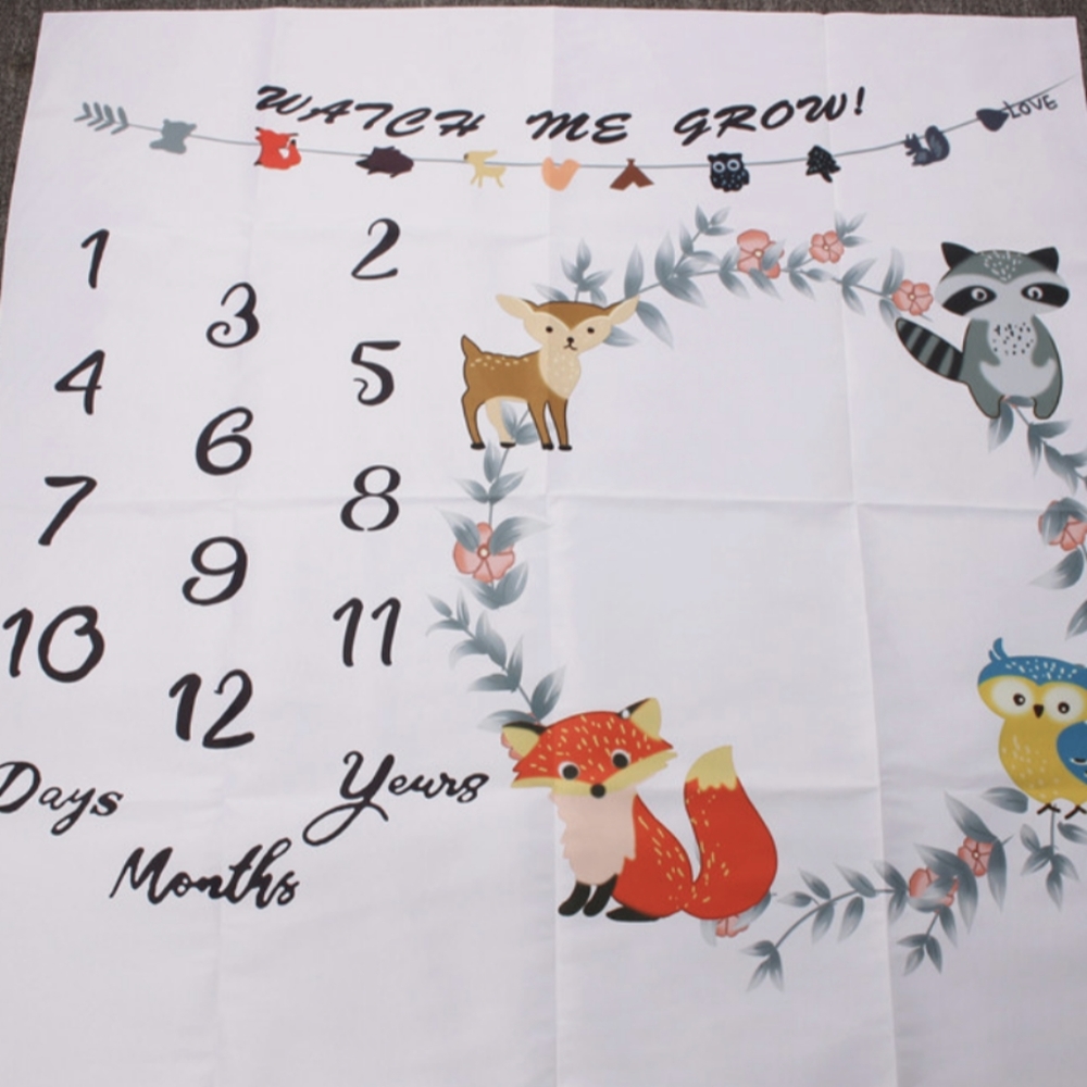 Monthly milestone blanket